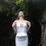 Damaris Bailey Top Delicias Corset Top, White