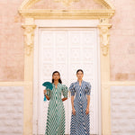 De Castro Dress Blue Illusion Dress
