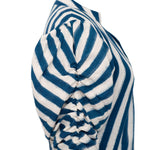 De Castro Dress Blue Illusion Dress