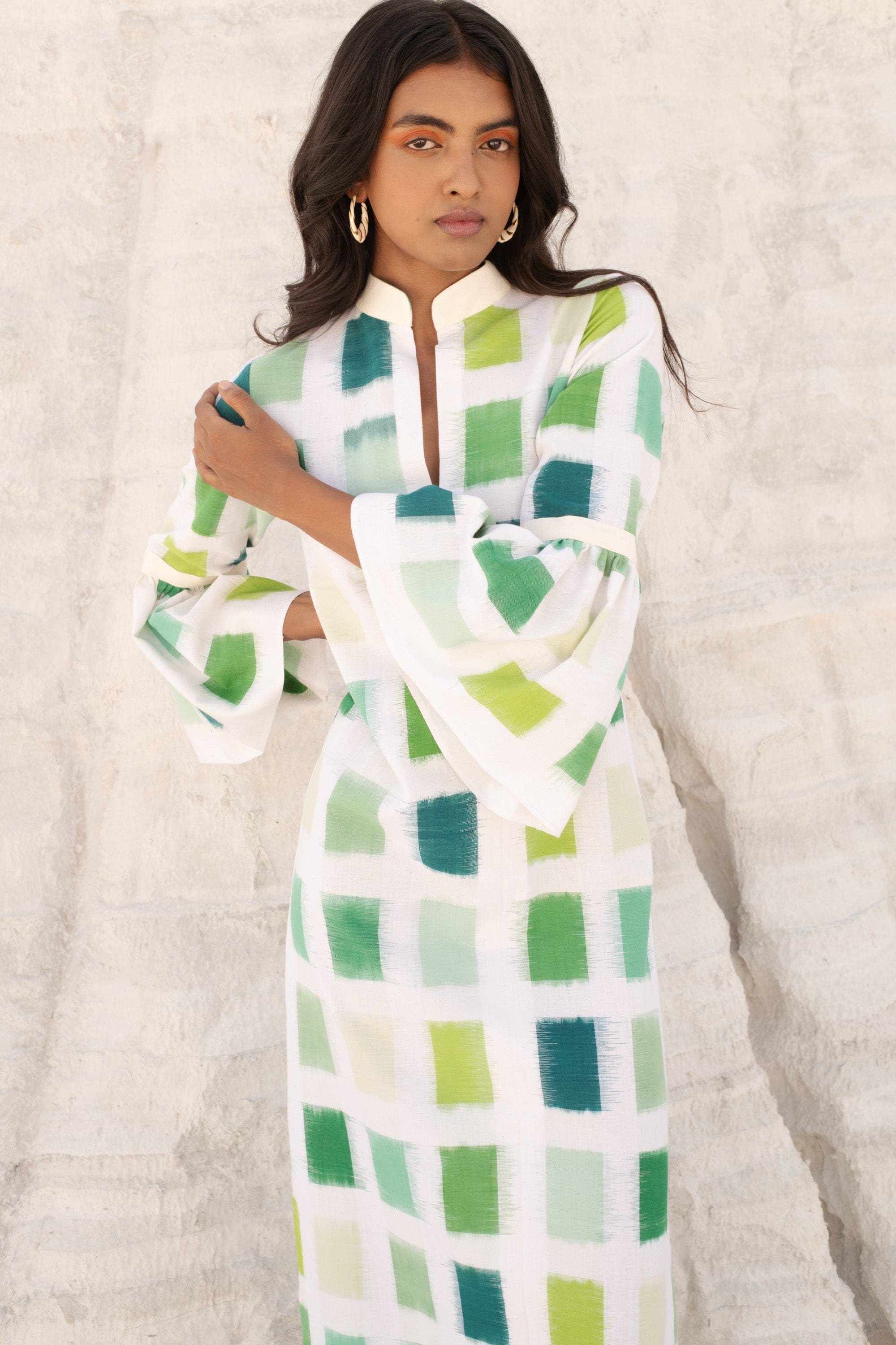 De Castro Dress Green Parampara Dress