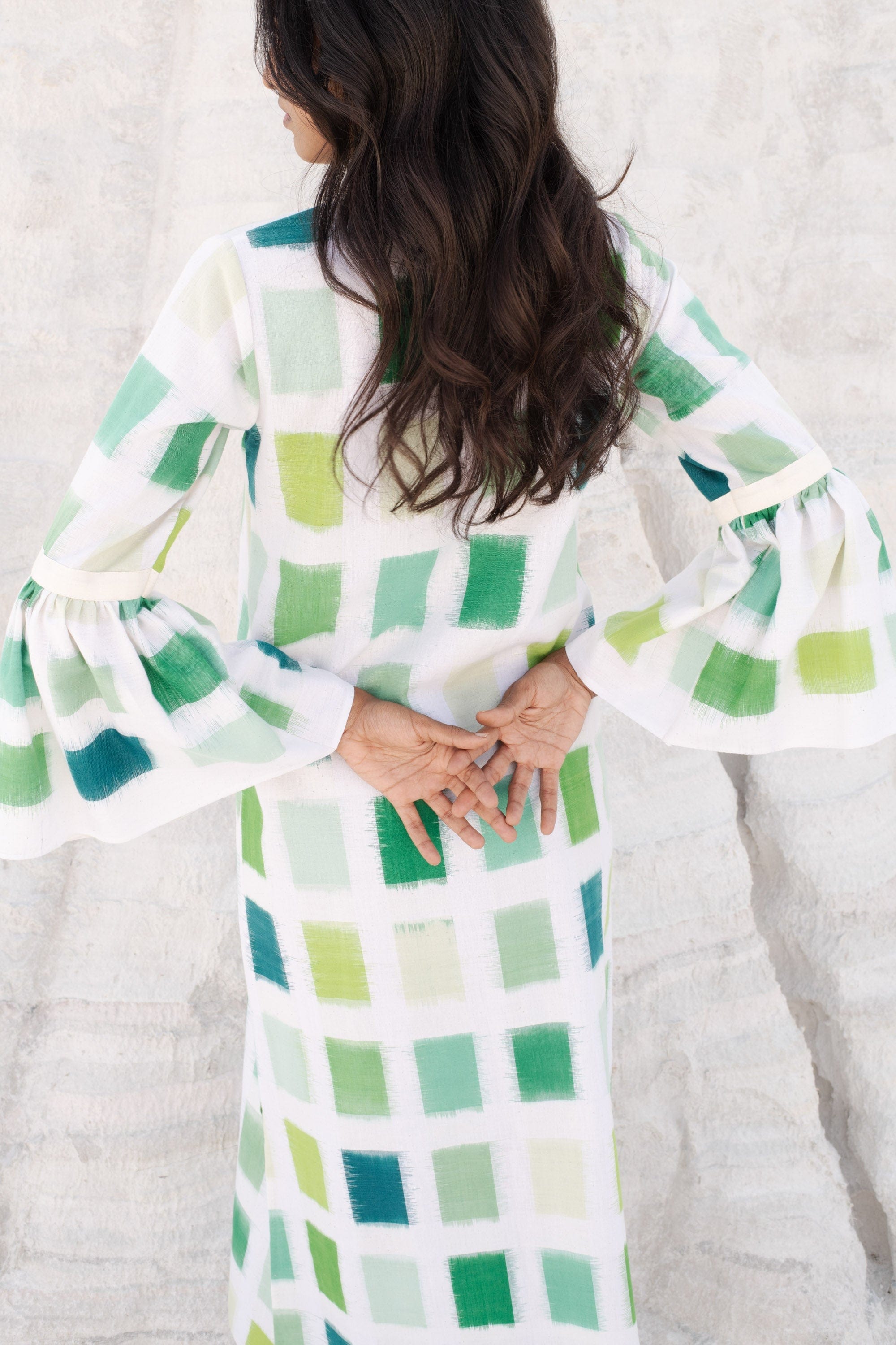 De Castro Dress Green Parampara Dress