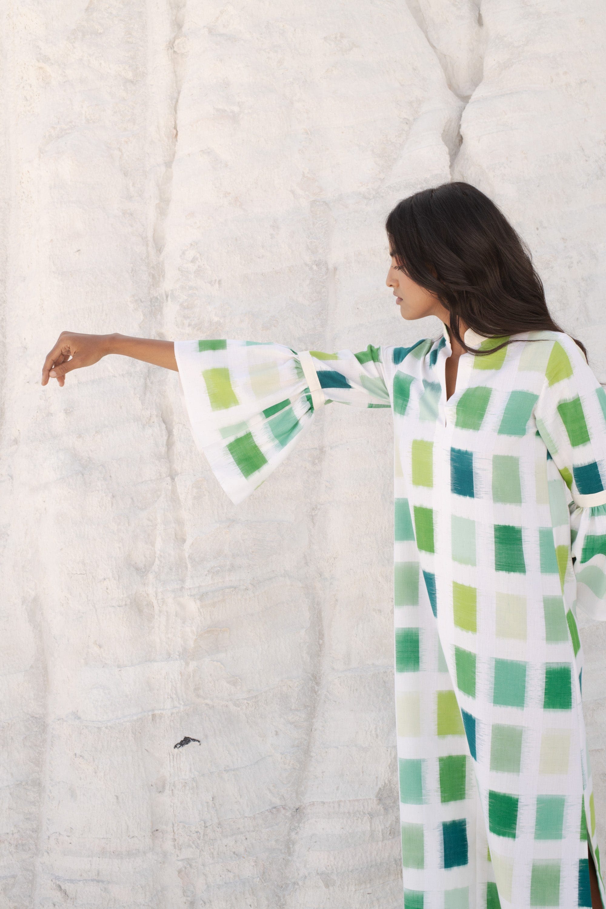 De Castro Dress Green Parampara Dress