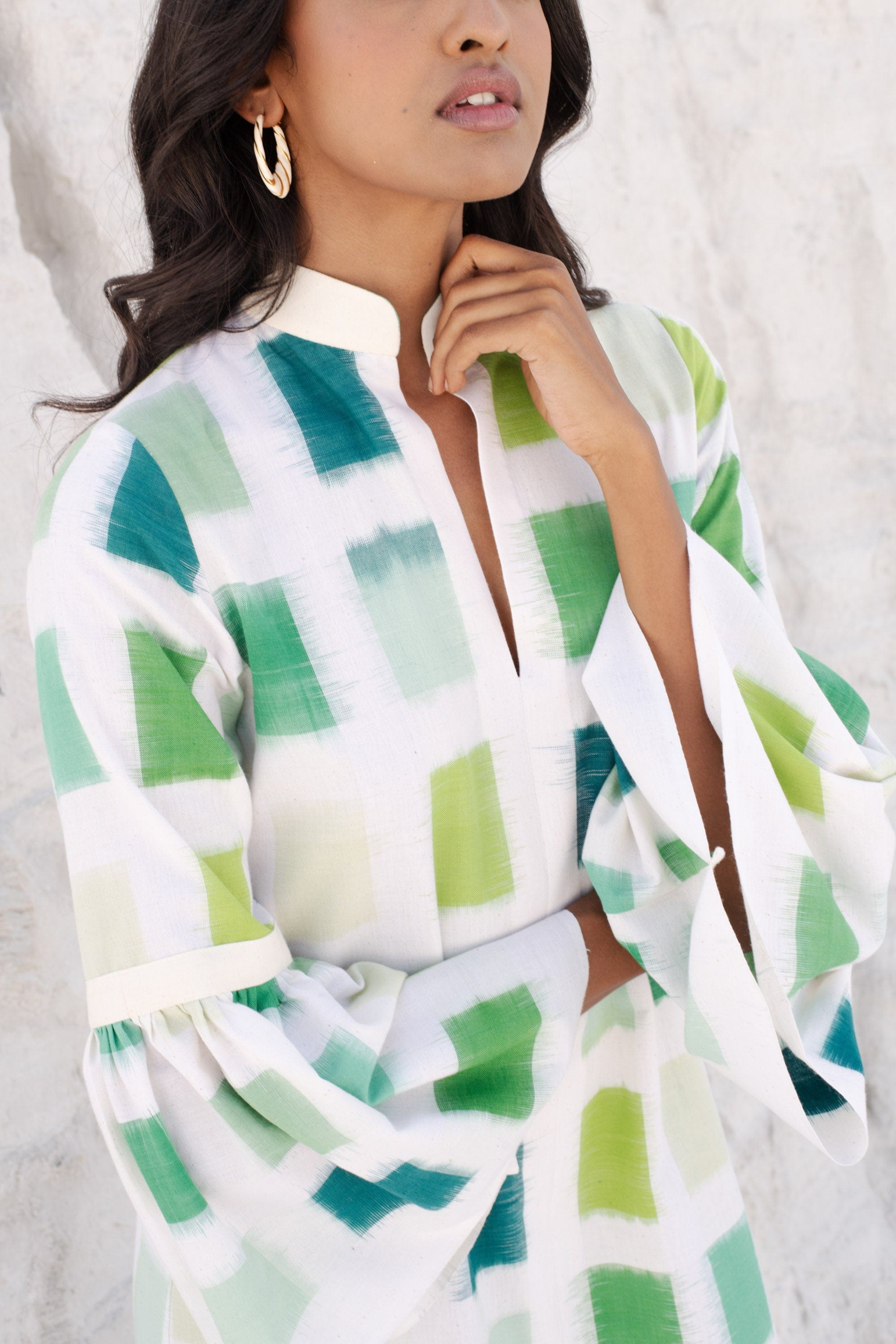 De Castro Dress Green Parampara Dress