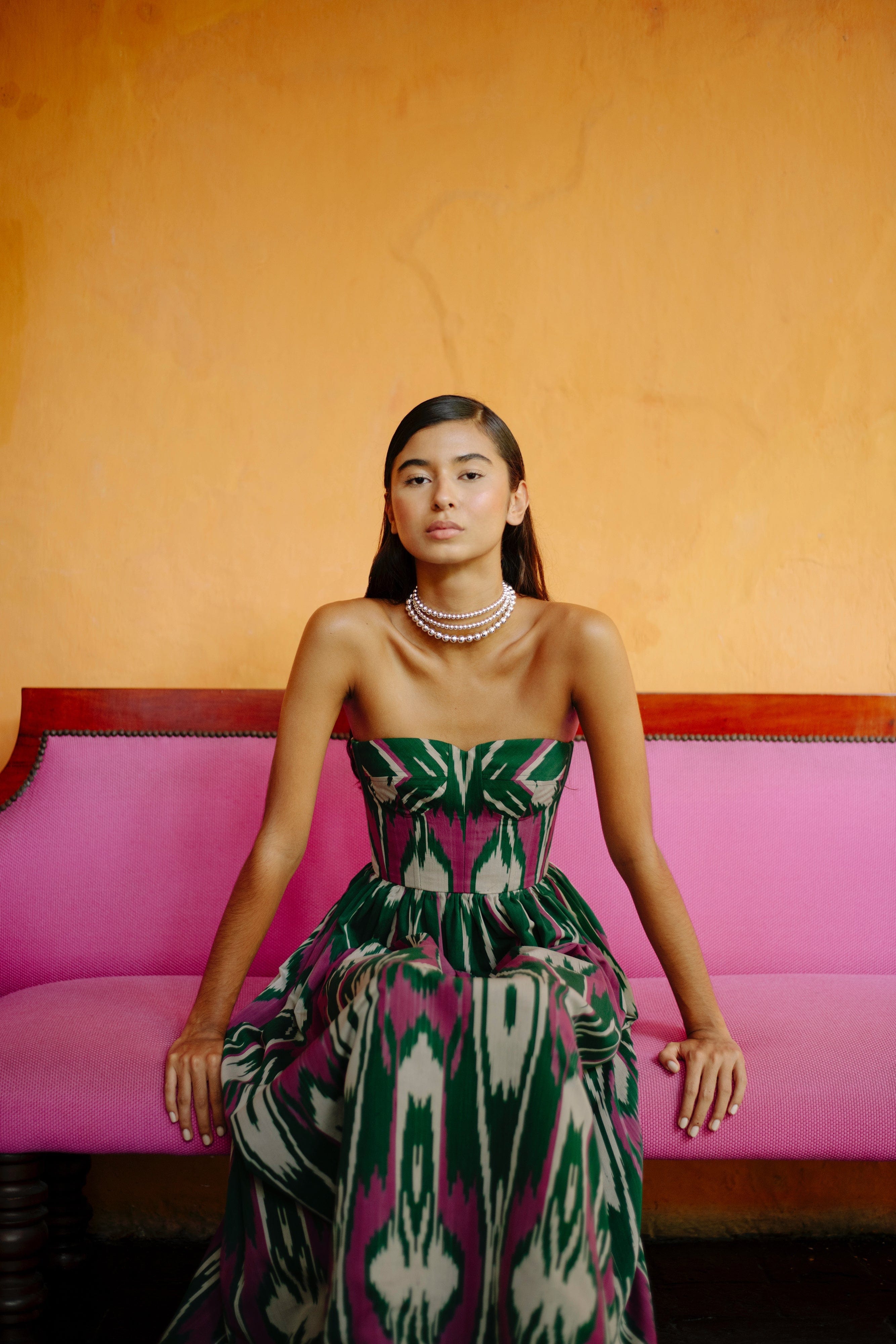 De Castro Dress Jungle Orchid Dress