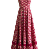 De Castro Dress Red Checkmate Dress