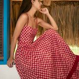 De Castro Dress Red Checkmate Dress