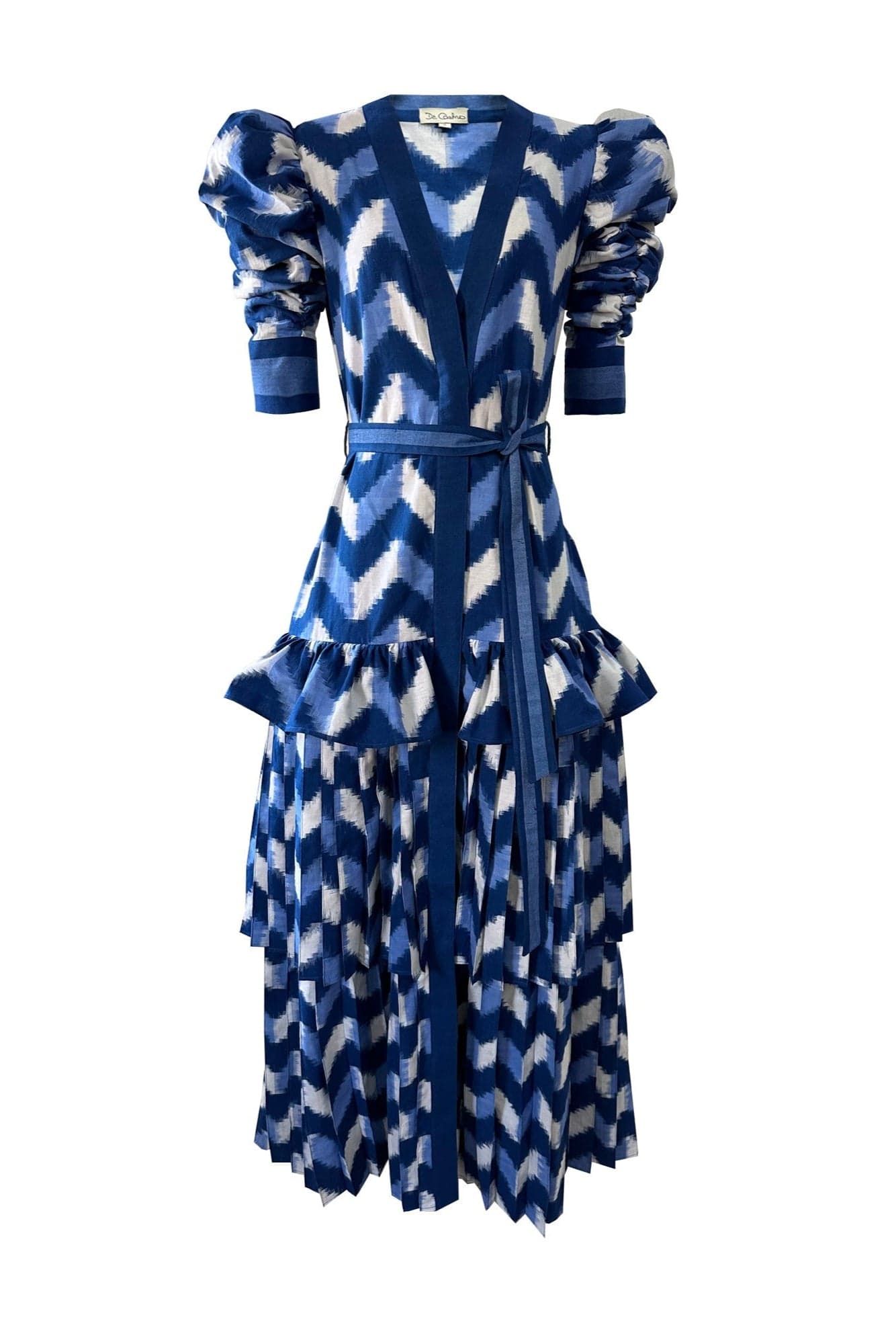 De Castro Dress Waves Lapis Lazuli Dress