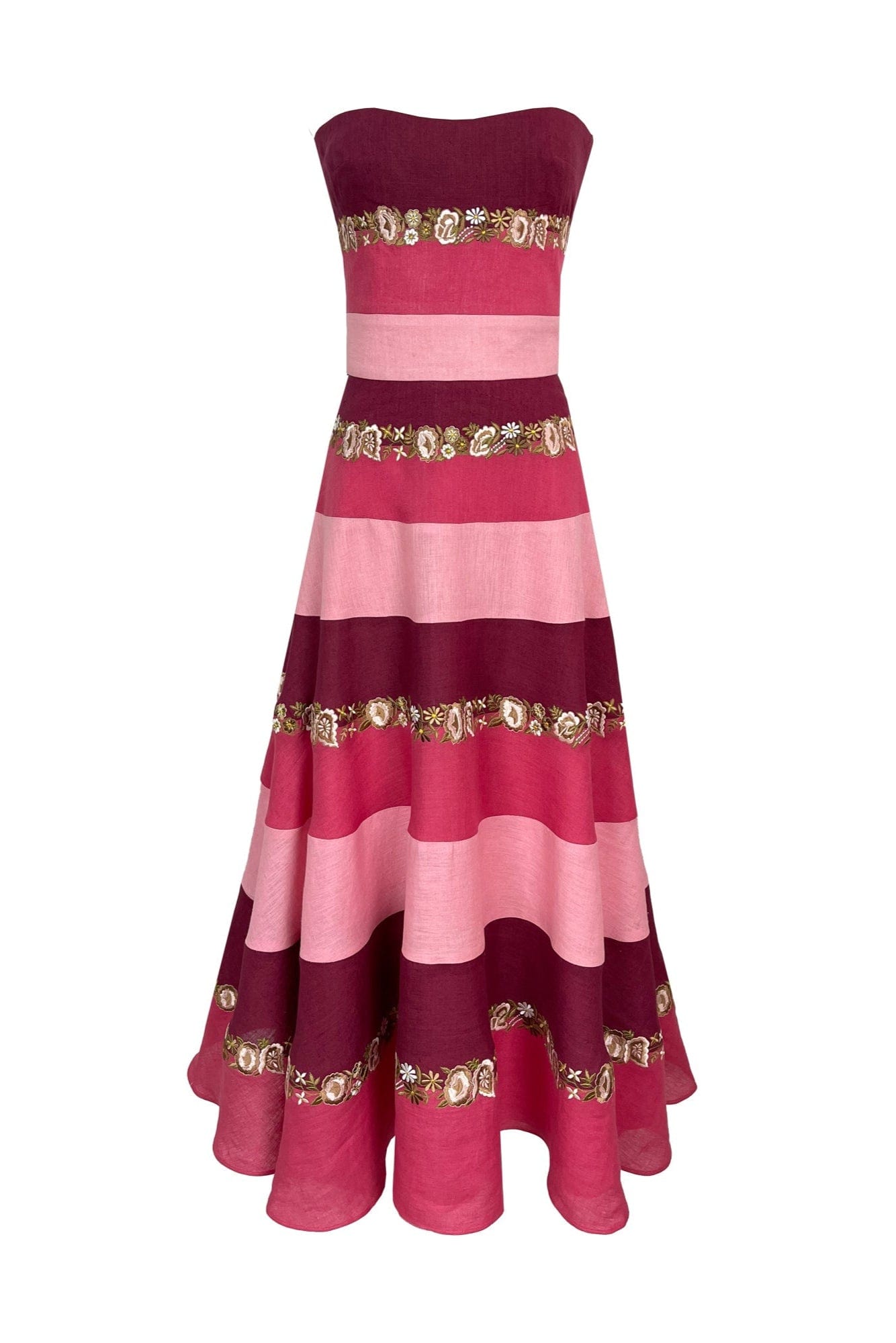 De Castro Dresses Bloom Stripe Dress