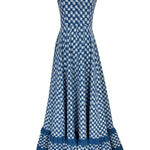 De Castro Dresses Blue Checkmate Dress