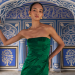 De Castro Dresses Emerald Mermaid Gown