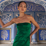 De Castro Dresses Emerald Mermaid Gown