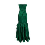 De Castro Dresses Emerald Mermaid Gown
