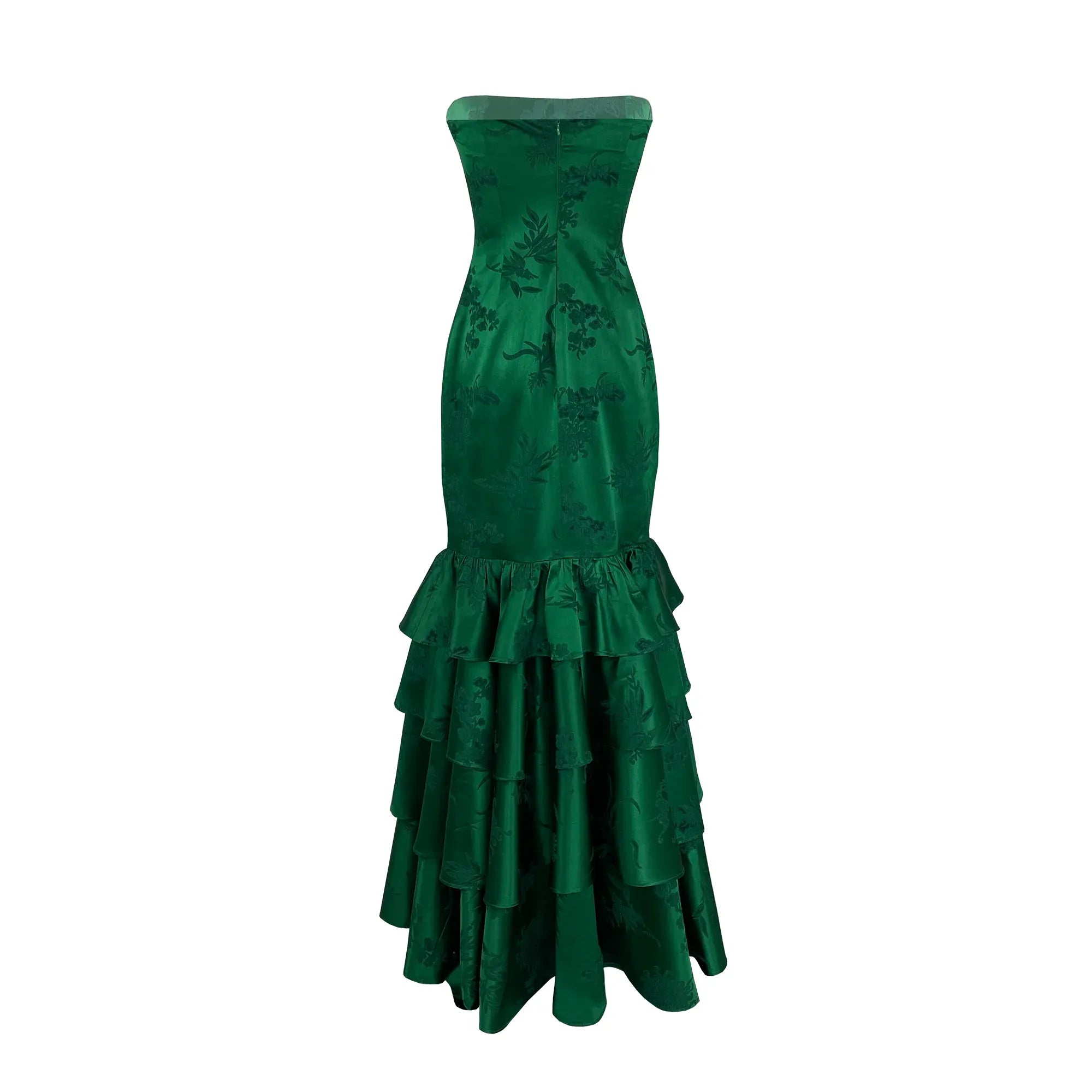 De Castro Dresses Emerald Mermaid Gown