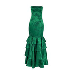 De Castro Dresses Emerald Mermaid Gown