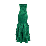 De Castro Dresses Emerald Mermaid Gown