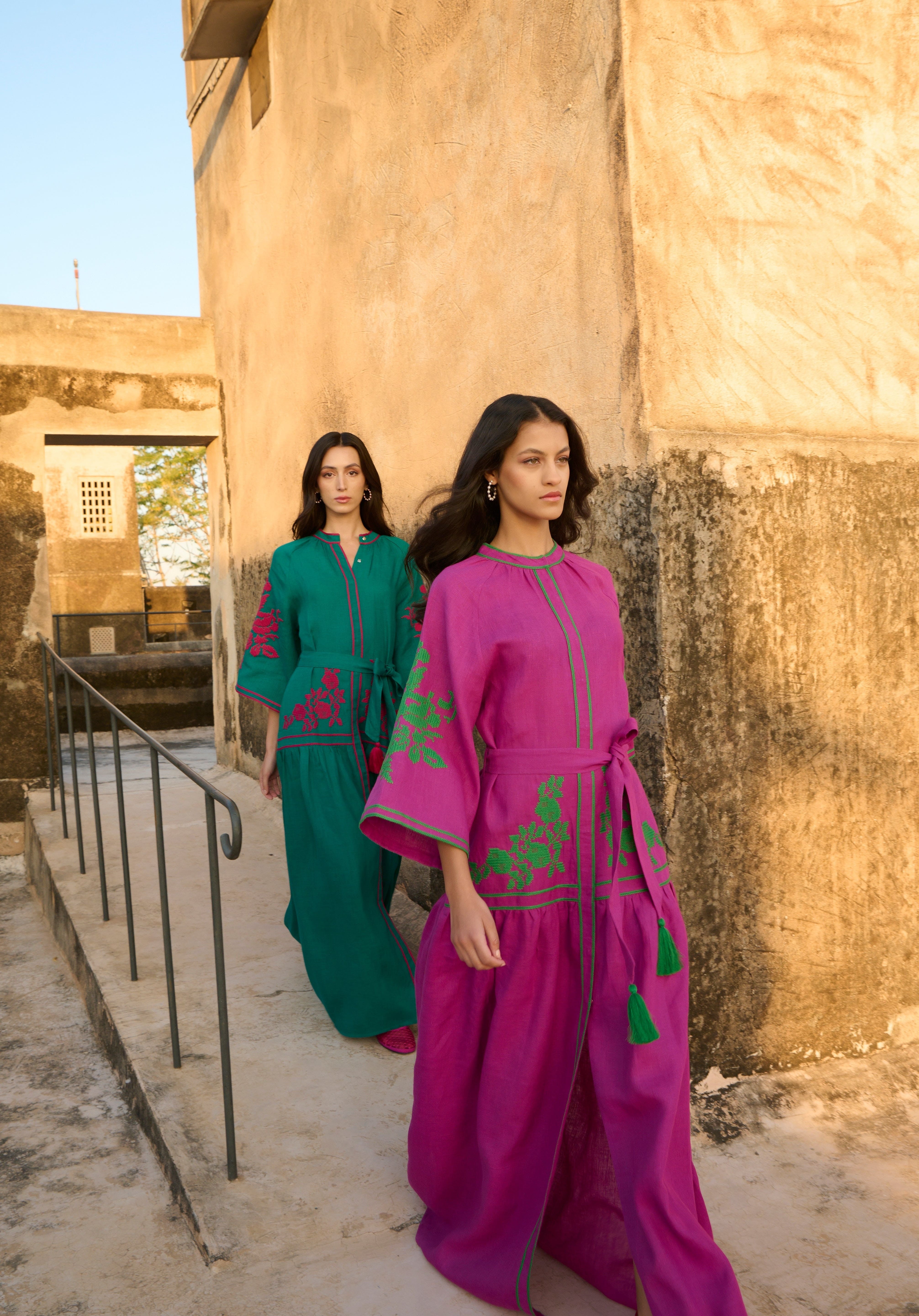 De Castro Dresses Grape Swan Dress