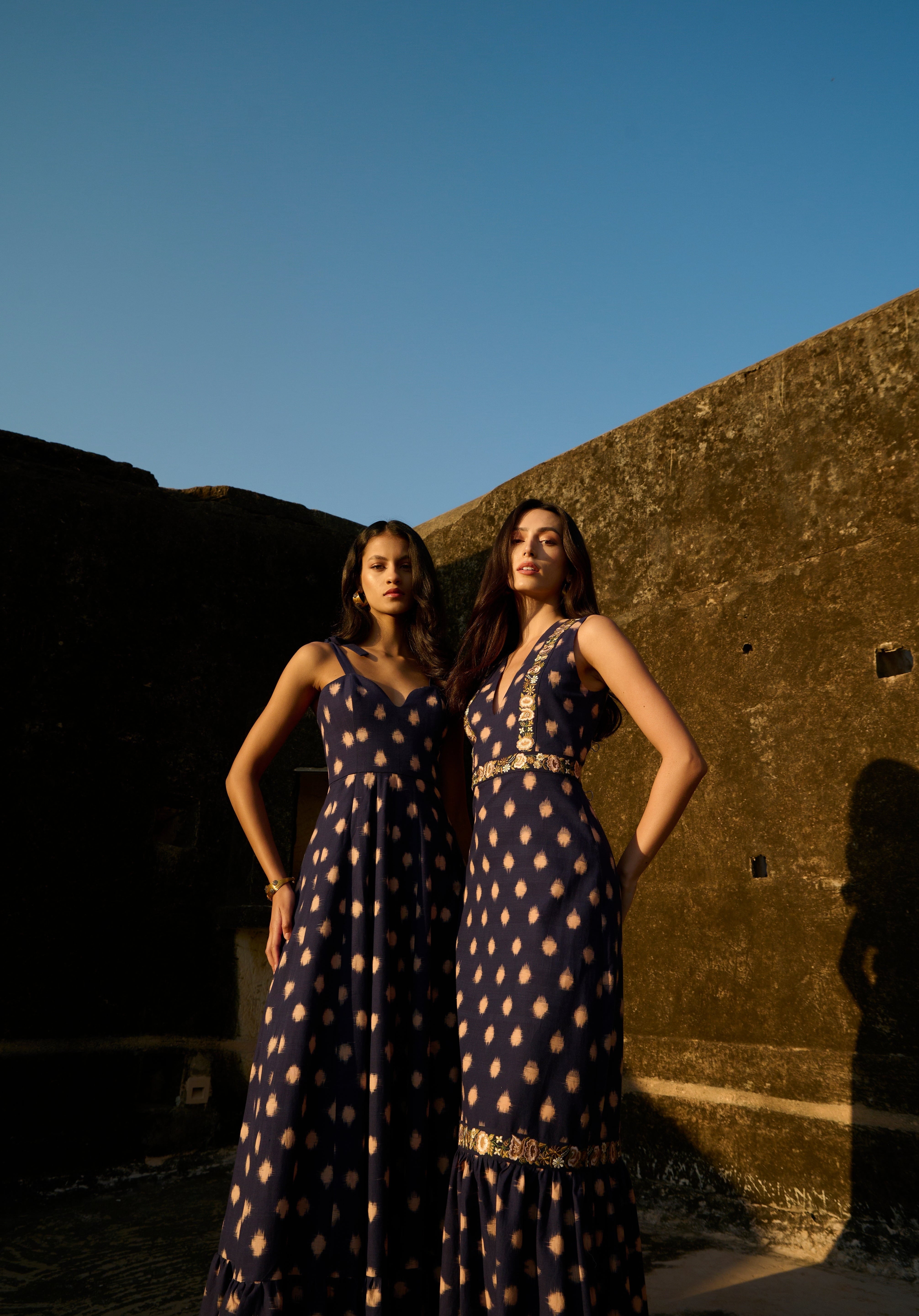 De Castro Dresses Polka Bloom Dress