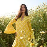 De Castro Dresses Yellow Rhombus Dress