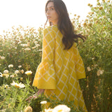 De Castro Dresses Yellow Rhombus Dress