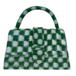 De Castro Handbags Green Checkmate Green Checkmate Bag