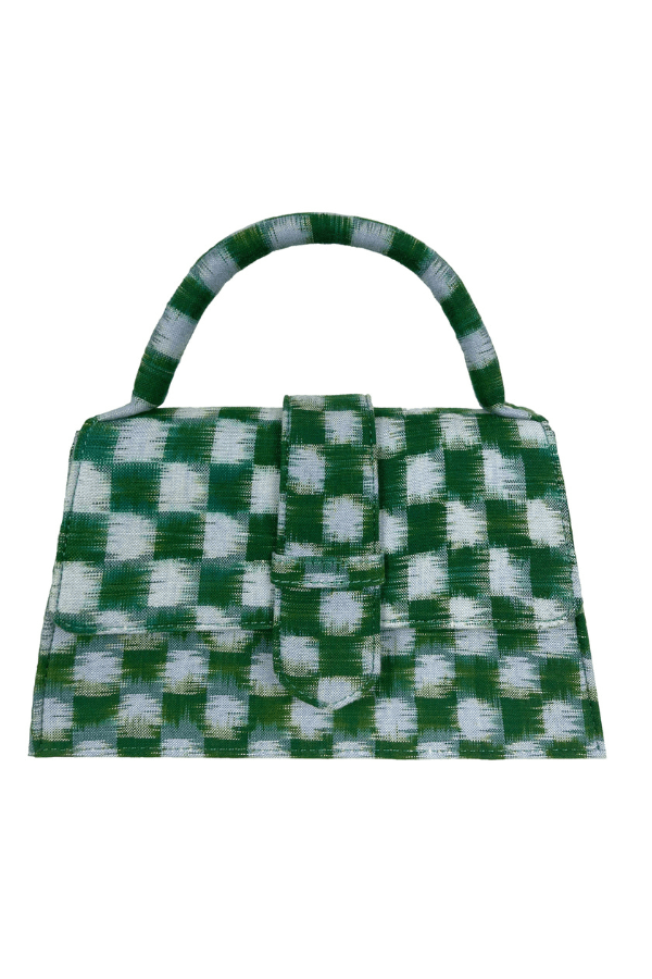 De Castro Handbags Green Checkmate Green Checkmate Bag