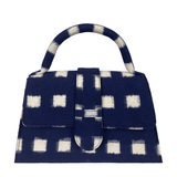 De Castro Handbags Navy Checkmate Navy Checkmate Bag