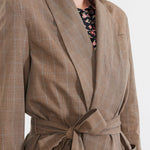 Eddy Blazer With Waist Tie