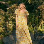 Eddy Dress Aurora Puff Sleeve Maxi Dress