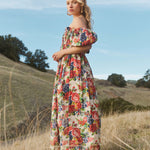 Eddy Dress Aurora Puff Sleeve Maxi Dress