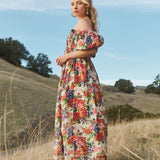 Eddy Dress Aurora Puff Sleeve Maxi Dress