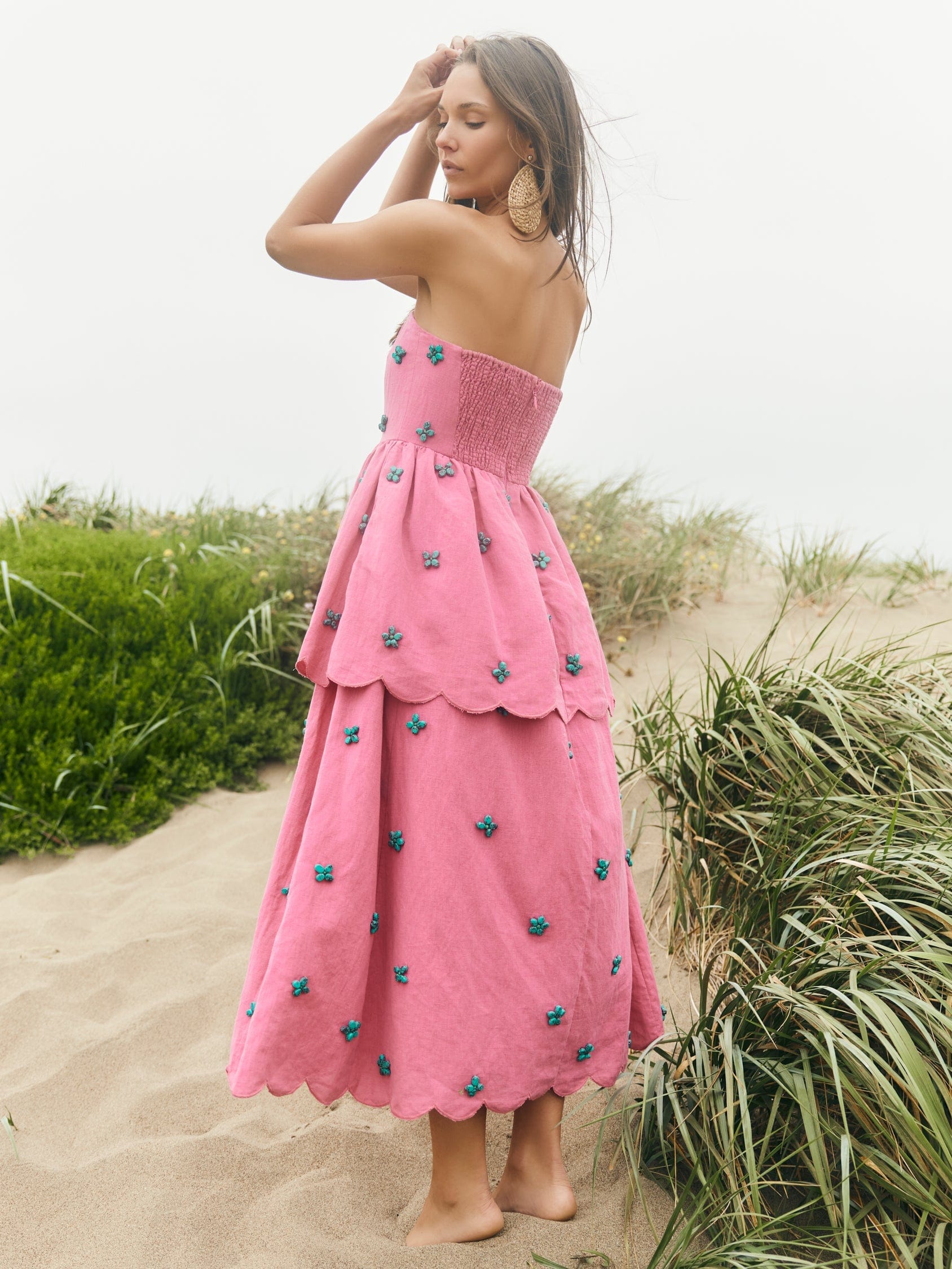 Eddy Dress Daisy Strapless Maxi Dress