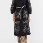 Eddy Jacket Palak Embroidered Quilted Wrap Jacket