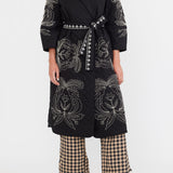 Eddy Jacket Palak Embroidered Quilted Wrap Jacket