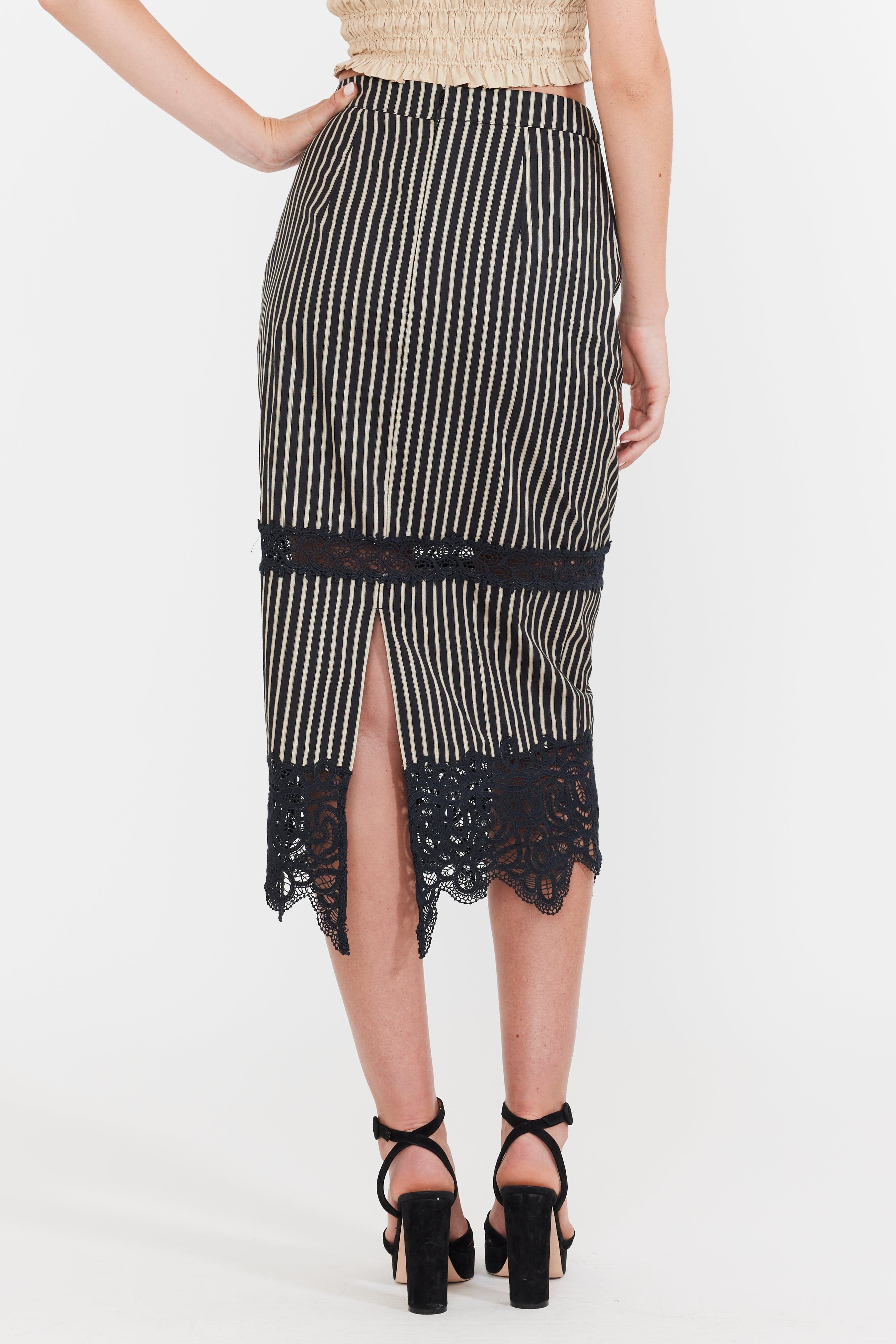 Eddy Skirt Lacey Midi Skirt