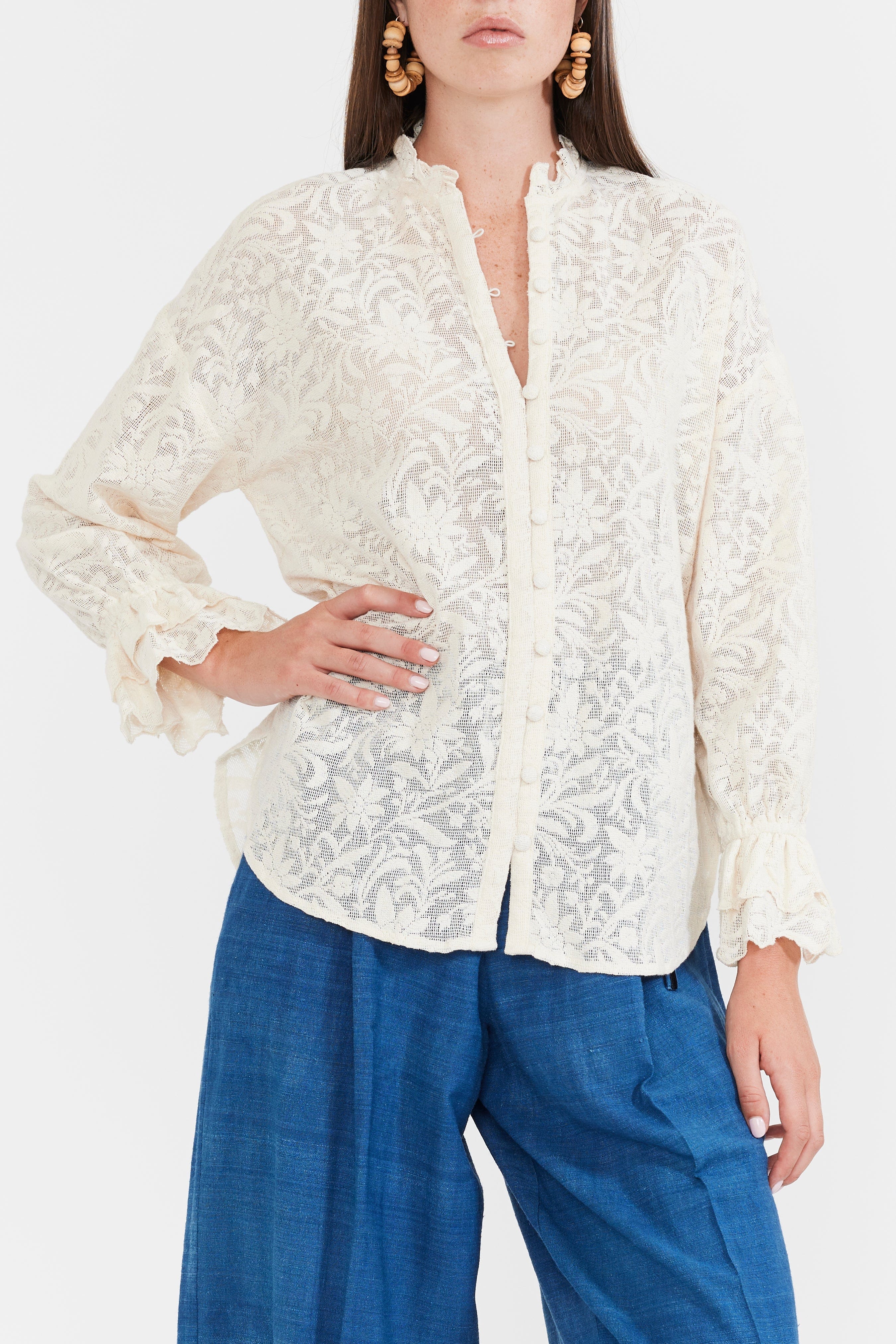 Eddy Tops Bellissima Buttondown