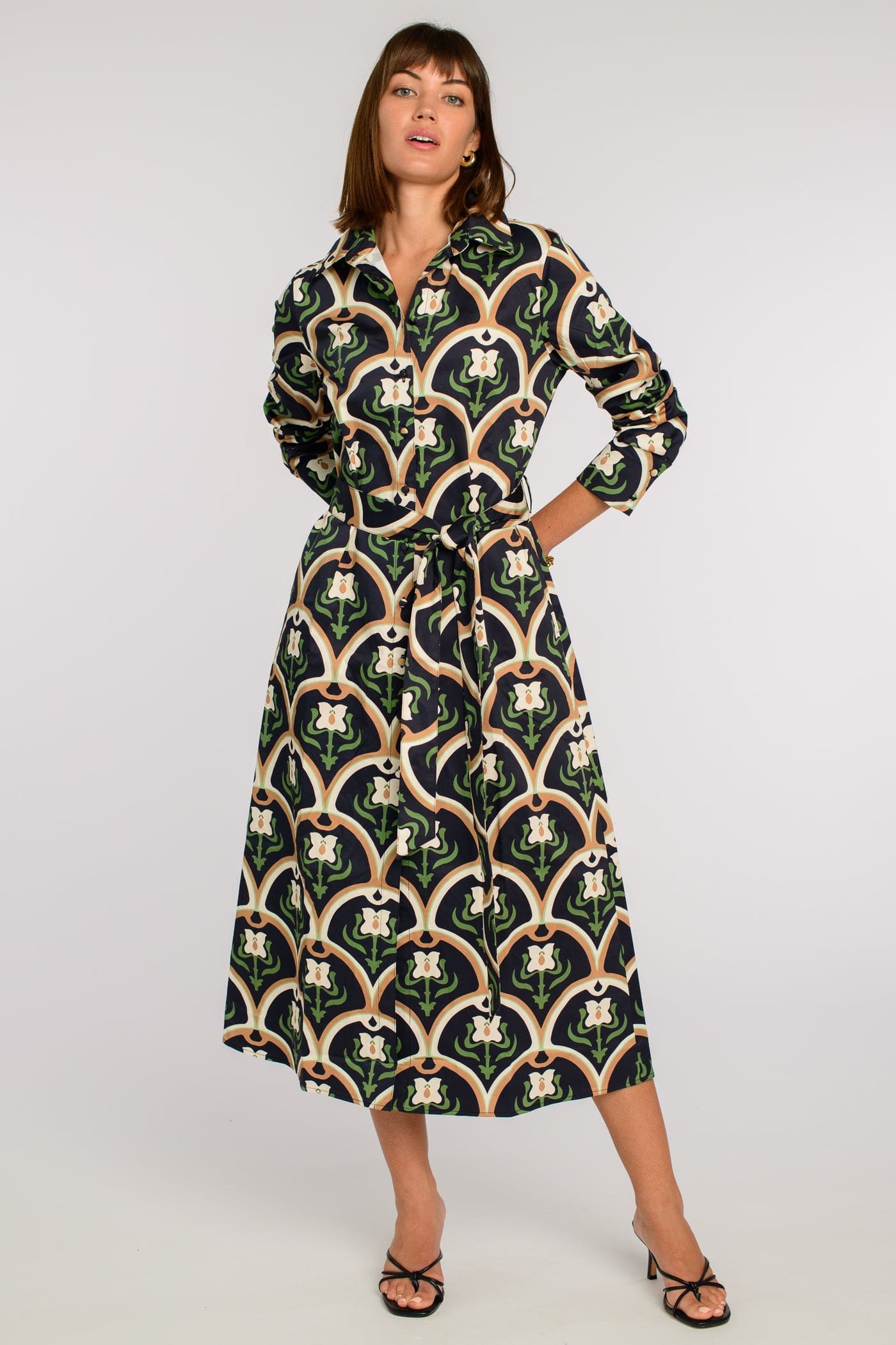 Elizabeth James The Label Dress Blake Dress in Deco Tulip