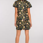 Elizabeth James The Label Dress Louisa Dress in Chinoiserie Black