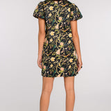 Elizabeth James The Label Dress Louisa Dress in Chinoiserie Black