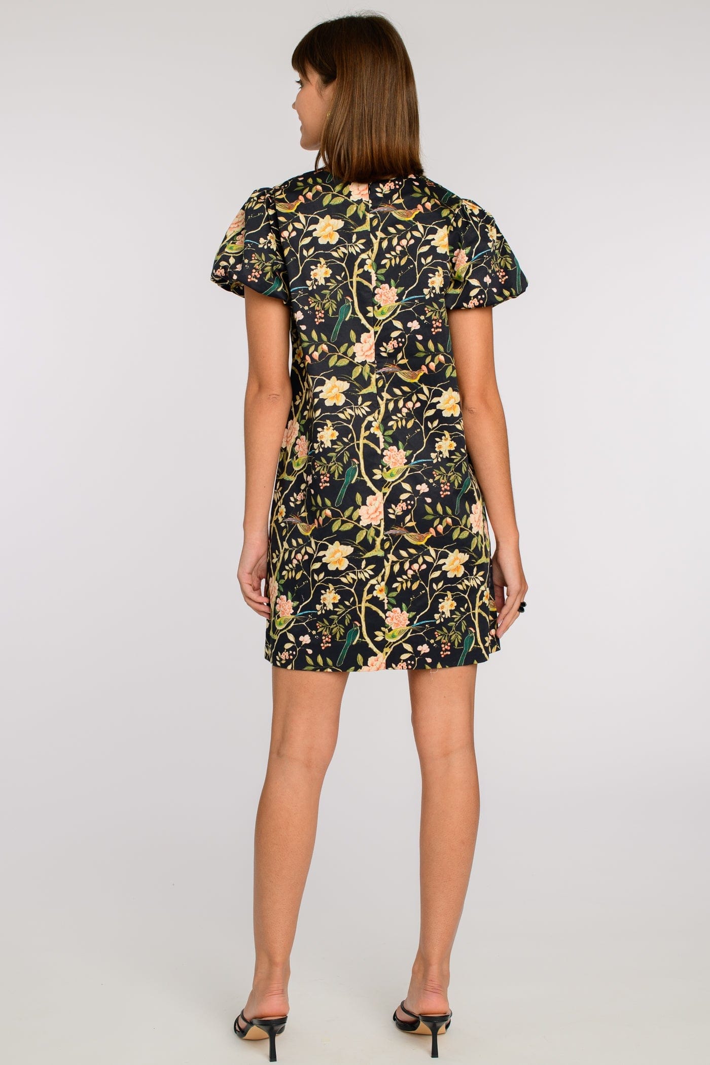 Elizabeth James The Label Dress Louisa Dress in Chinoiserie Black