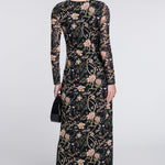 Elizabeth James The Label Dress Mia Dress in Chinoiserie Black