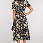 Elizabeth James The Label Dress Reese Dress in Chinoiserie Black