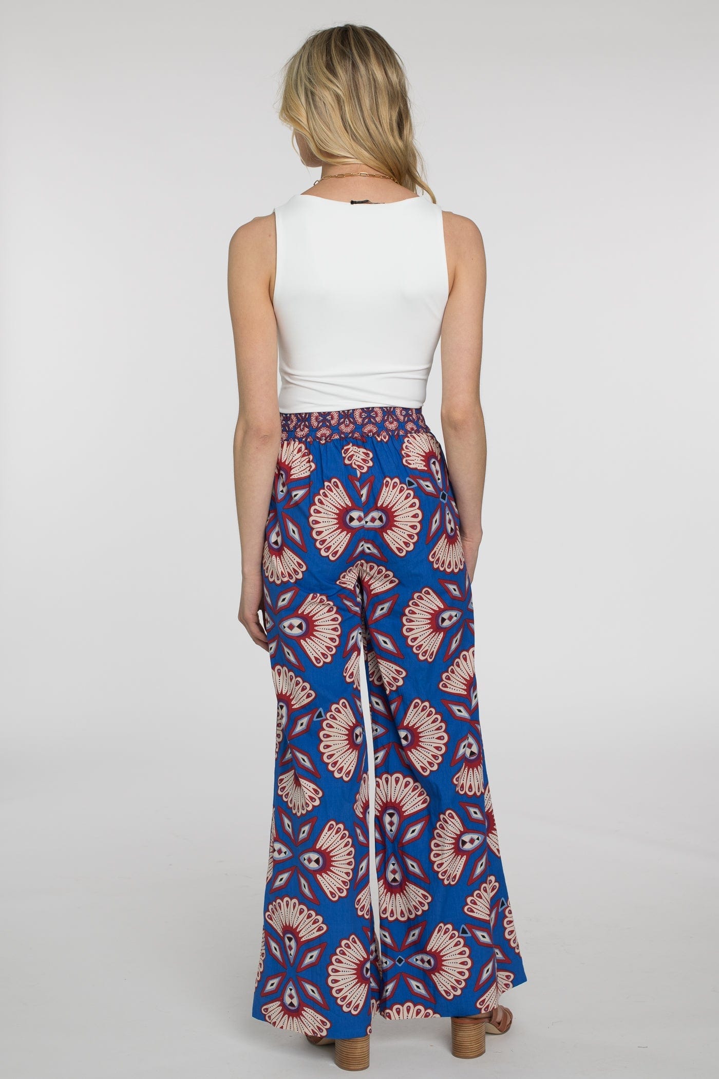 Elizabeth James The Label Pants Sutton Pant in Sapphire Feather