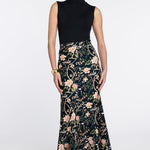 Elizabeth James The Label Skirt Serena Skirt in Chinoiserie Black