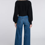 Elizabeth James The Label Sweater Cleo Sweater in Black