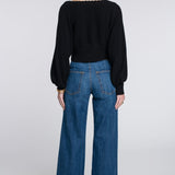 Elizabeth James The Label Sweater Cleo Sweater in Black