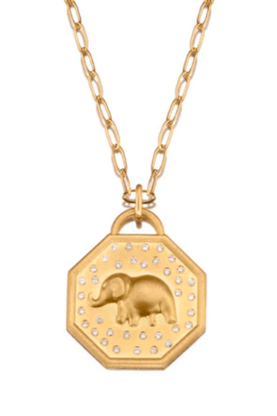 Elizabeth Moore Necklace Elephant Pendant