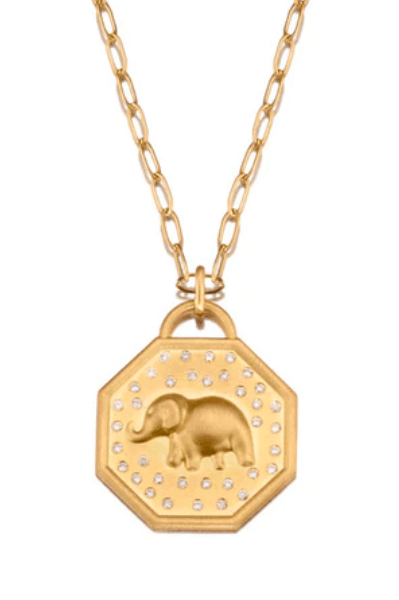 Elizabeth Moore Necklace Elephant Pendant