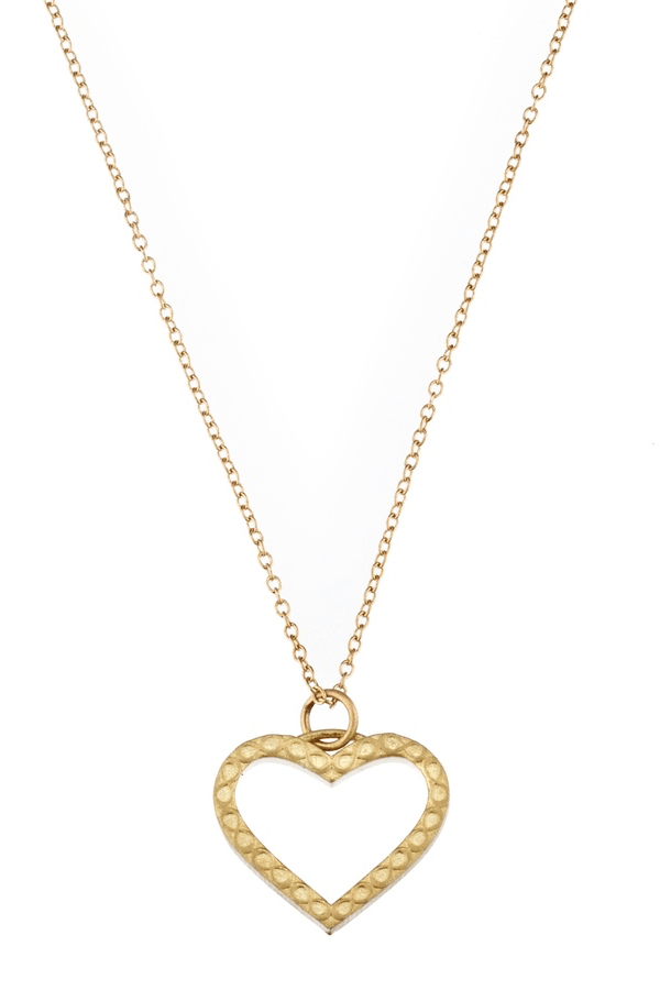 Elizabeth Moore Necklace Infinity Open Heart