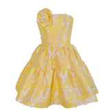 ESTEFANIA Dress Peach Bloom Mini Dress