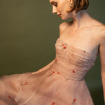 ESTEFANIA Dresses Lovely Tulip Dress Pink